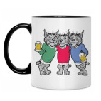 Кружка двухцветная