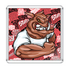 Магнит 6.5 x 6.5 см Кабан