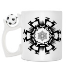 Кружка с футбольным мячиком