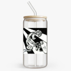 Банка с бамбуковой крышкой