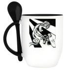 Кружка с ложкой