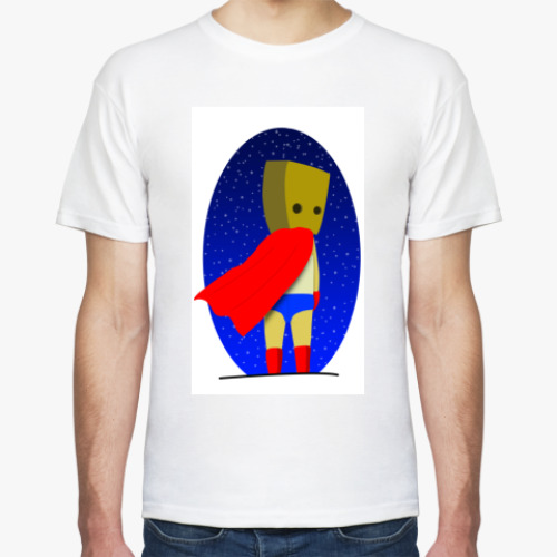 Футболка с принтом супергерой