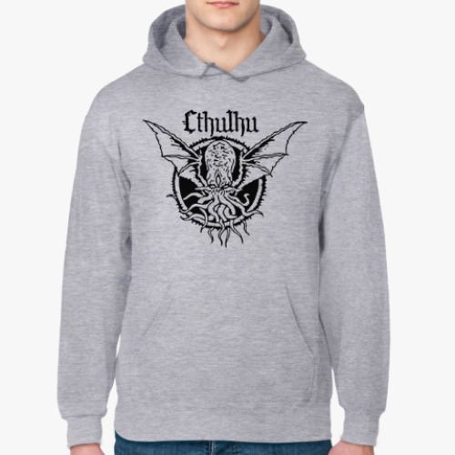 Толстовка худи с принтом Ктулху