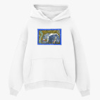 Толстовка худи оверсайз