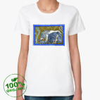 Женская футболка органик