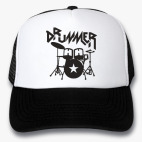Кепка Trucker, черная Барабанщик