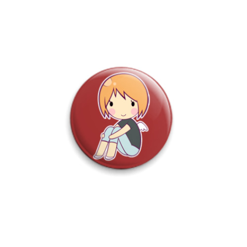 Значок 25мм с принтом Little angel