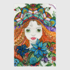 Девочка и цветы