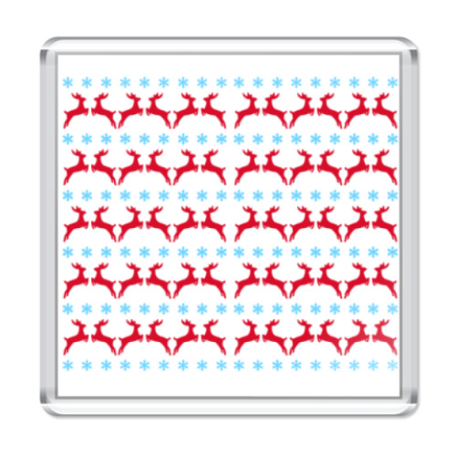 Магнит с принтом С новым годом!