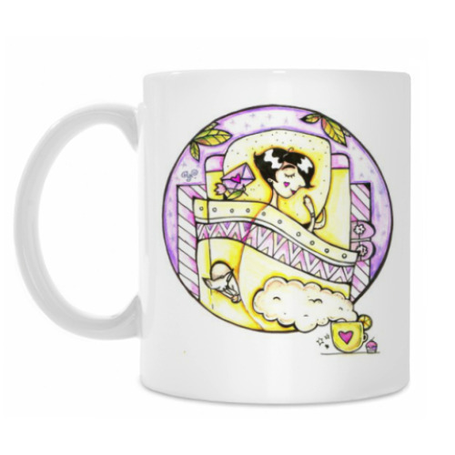 Кружка с принтом Сон