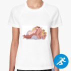 Женская спортивная футболка