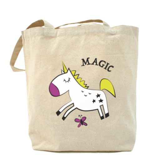 Сумка шоппер с принтом Magic