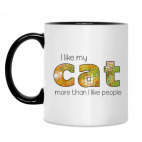 Кружка двухцветная