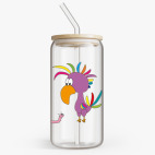 Банка с бамбуковой крышкой