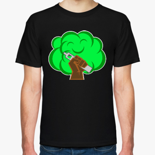 Футболка с принтом Вэйпинг