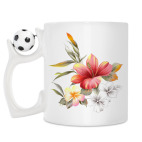 Кружка с футбольным мячиком