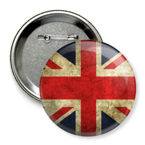 Значок 75мм с принтом  Britain