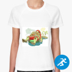 Женская спортивная футболка