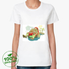 Женская футболка органик