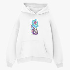 Толстовка худи оверсайз