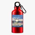 Металлическая бутылка 400 мл UV-DTF