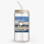 Банка с бамбуковой крышкой