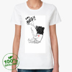 Женская футболка органик