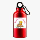 Металлическая бутылка 400 мл UV-DTF