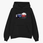 Толстовка худи оверсайз