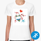 Женская спортивная футболка