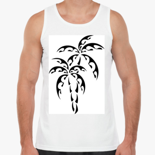 Майка с принтом Пальмы