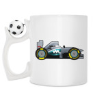 Кружка с футбольным мячиком