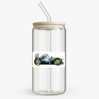 Банка с бамбуковой крышкой