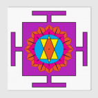 Холст 90 х 90 см Саравати-янтра для медитаций