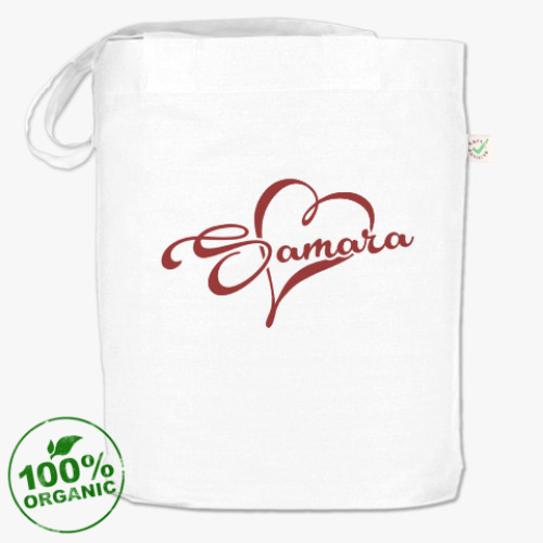 Сумка шоппер с принтом Я люблю Самару - I love Samara