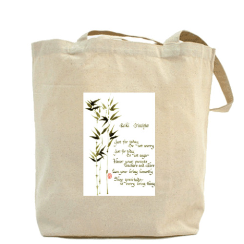 Сумка шоппер с принтом рэйки