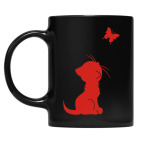 Кружка цветная UV-DTF