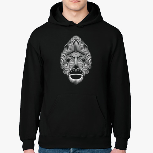 Толстовка худи с принтом Gibon