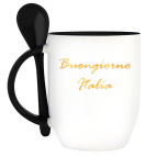 Кружка с ложкой