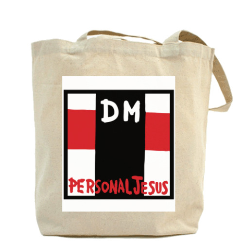 Сумка шоппер с принтом Personal Jesus