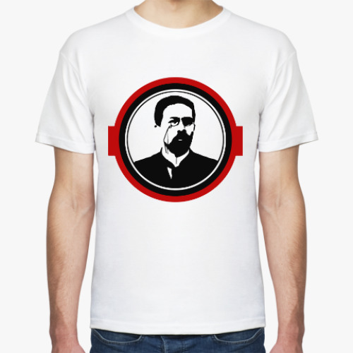 Футболка с принтом Антон Чехов