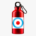 Металлическая бутылка 400 мл UV-DTF