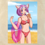  торако на пляже