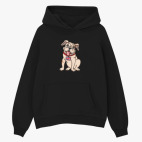 Толстовка худи оверсайз