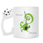 Кружка с футбольным мячиком