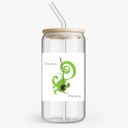 Банка с бамбуковой крышкой