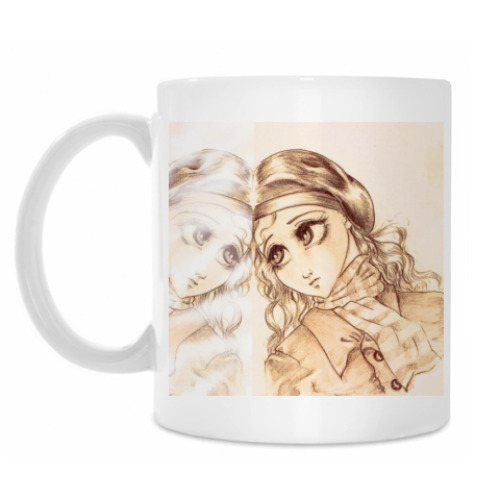 Кружка с принтом Отражение