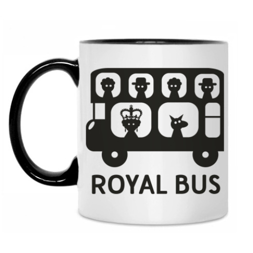 Кружка с принтом Королева Елизавета II