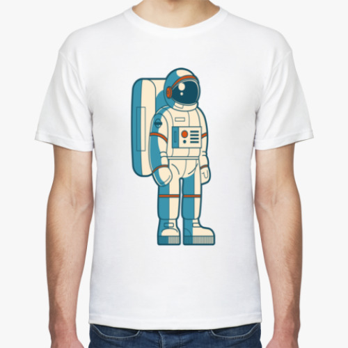 Футболка с принтом Астронавт