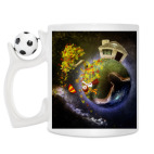 Кружка с футбольным мячиком